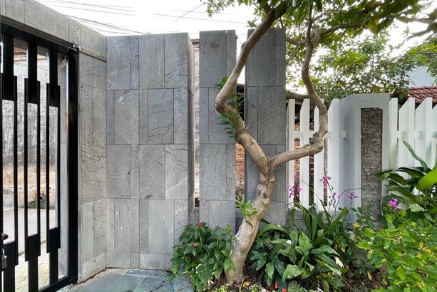 Cách ốp đá ong xám 15