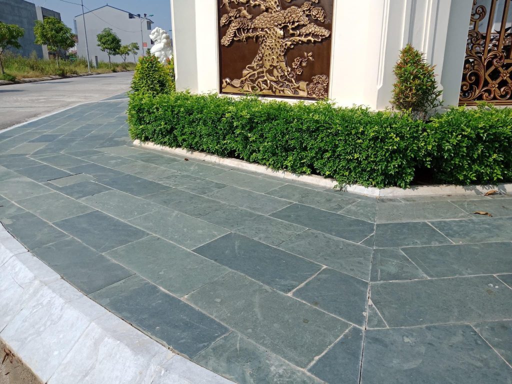 TOP 25+ mẫu Đá xanh Thanh Hoá 300x600 màu Xanh Rêu, Xanh Đen